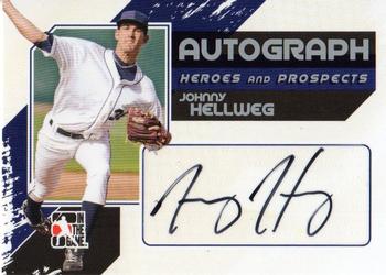 2011 In The Game Heroes & Prospects - Close Up Autographs Silver #A-JH Johnny Hellweg Front