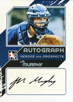 2011 In The Game Heroes & Prospects - Close Up Autographs Silver #A-JRM2 J.R. Murphy Front