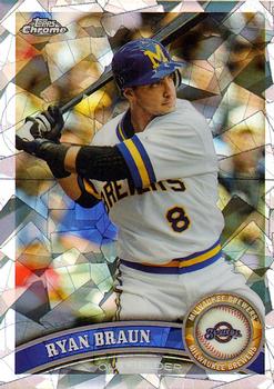 2011 Topps Chrome - Atomic Refractors #54 Ryan Braun Front