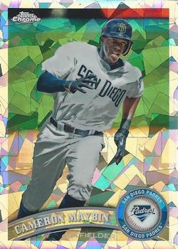 2011 Topps Chrome - Atomic Refractors #95 Cameron Maybin Front