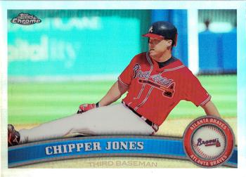 2011 Topps Chrome - Refractors #2 Chipper Jones Front