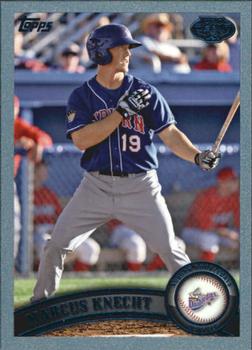 2011 Topps Pro Debut - Blue #227 Marcus Knecht Front