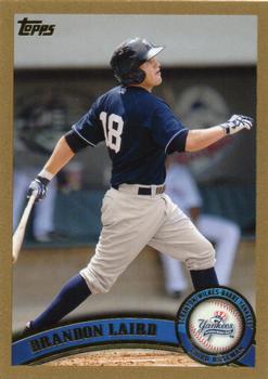 2011 Topps Pro Debut - Gold #138 Brandon Laird Front