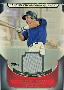 2011 Topps Pro Debut - Materials #MM-MT Mike Trout Front