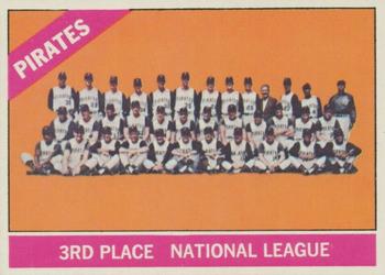 1966 Topps #404 Pittsburgh Pirates Front