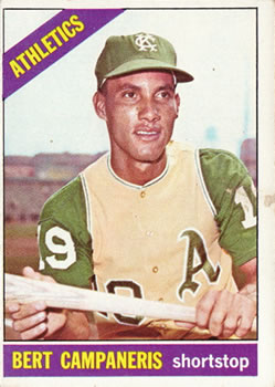 1966 Topps #175 Bert Campaneris Front