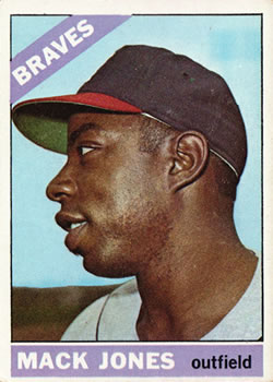 1966 Topps #446 Mack Jones Front