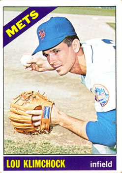 1966 Topps #589 Lou Klimchock Front