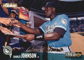 1996 Collector's Choice - Gold Signature #155 Charles Johnson Front