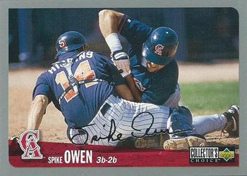 1996 Collector's Choice - Silver Signature #74 Spike Owen Front