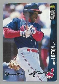 1996 Collector's Choice - Silver Signature #127 Kenny Lofton Front