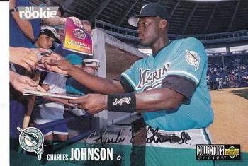 1996 Collector's Choice - Silver Signature #155 Charles Johnson Front