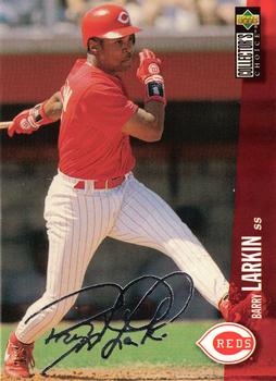 1996 Collector's Choice - Silver Signature #520 Barry Larkin Front