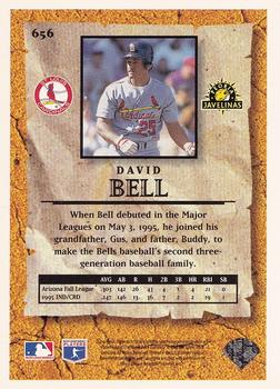1996 Collector's Choice - Silver Signature #656 David Bell Back