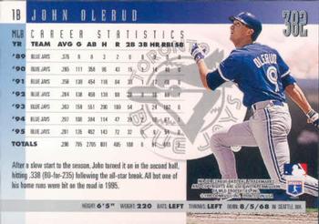 1996 Donruss #382 John Olerud Back