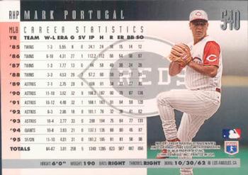 1996 Donruss #540 Mark Portugal Back