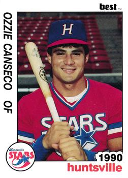1990 Best Huntsville Stars #21 Ozzie Canseco Front