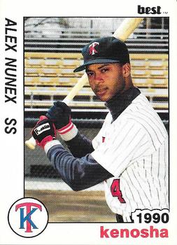 1990 Best Kenosha Twins #11 Alex Nunez  Front