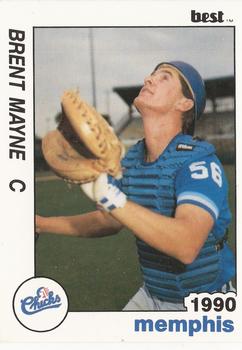 1990 Best Memphis Chicks #1 Brent Mayne  Front