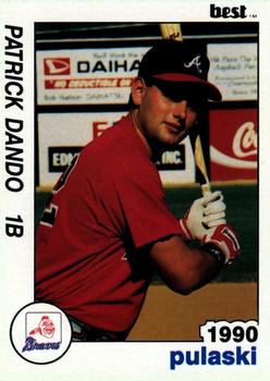 1990 Best Pulaski Braves #16 Patrick Dando  Front