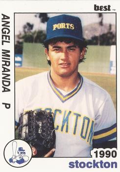 1990 Best Stockton Ports #25 Angel Miranda  Front