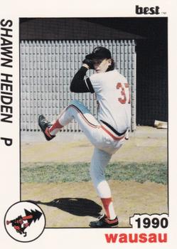 1990 Best Wausau Timbers #13 Shawn Heiden  Front