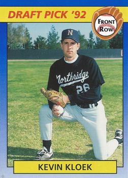 1992 Front Row Draft Picks #30 Kevin Kloek Front