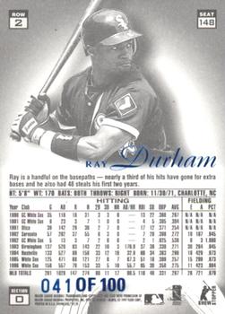 1997 Flair Showcase - Legacy Collection Row 2 (Style) #148 Ray Durham Back