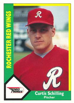 1990 CMC Rochester Red Wings #5 Curt Schilling Front