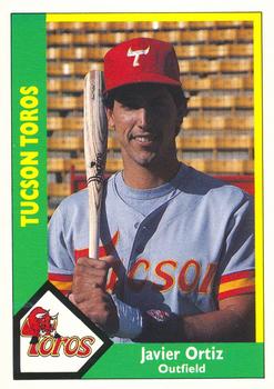 1990 CMC Tucson Toros #15 Javier Ortiz Front