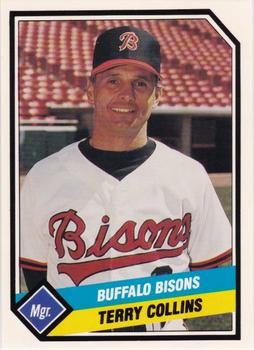 1989 CMC Buffalo Bisons #24 Terry Collins Front