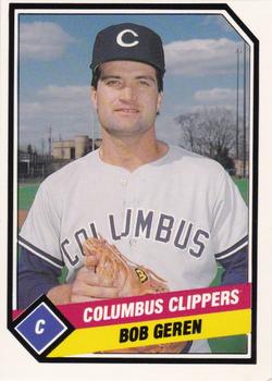 1989 CMC Columbus Clippers #11 Bob Geren  Front