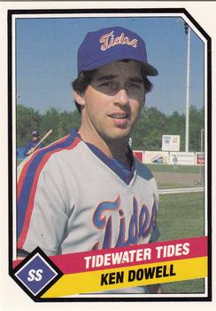 1989 CMC Tidewater Tides #11 Ken Dowell  Front