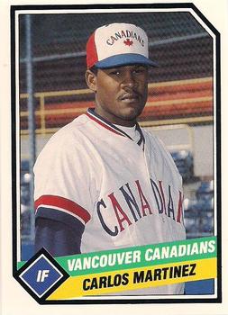 1989 CMC Vancouver Canadians #17 Carlos Martinez  Front