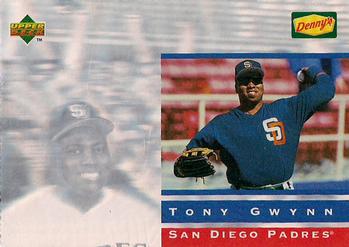 1995 Upper Deck Denny's Holograms #12 Tony Gwynn Front