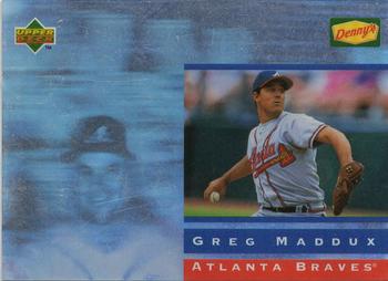 1995 Upper Deck Denny's Holograms #14 Greg Maddux Front