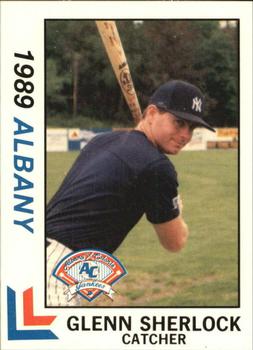 1989 Best Albany-Colonie Yankees #7 Glenn Sherlock  Front
