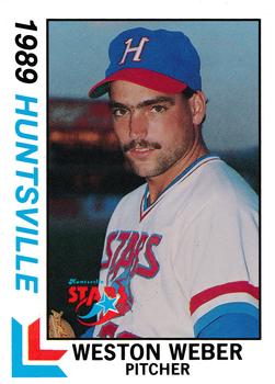 1989 Best Huntsville Stars #13 Weston Weber  Front