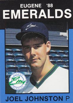 1988 Best Eugene Emeralds #11 Joel Johnston Front