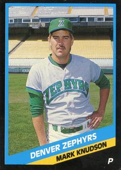 1988 CMC Denver Zephyrs #1 Mark Knudson Front