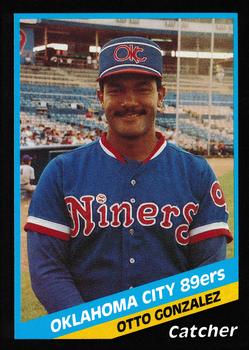 1988 CMC Oklahoma City 89ers #12 Otto Gonzalez Front