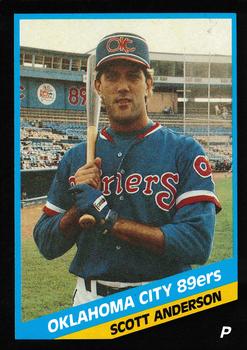 1988 CMC Oklahoma City 89ers #1 Scott Anderson Front