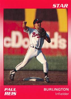 1990 Star Burlington Braves #21 Paul Reis Front