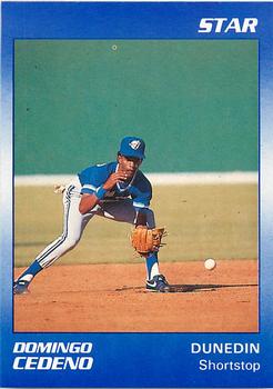 1990 Star Dunedin Blue Jays #5 Domingo Cedeno Front