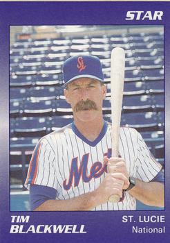 1990 Star Florida State League All-Stars #24 Tim Blackwell Front