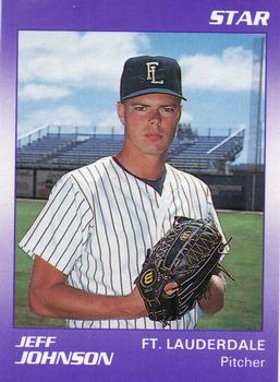 1990 Star Ft. Lauderdale Yankees #10 Jeff Johnson Front