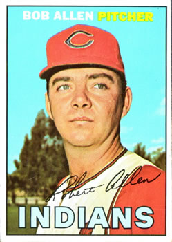 1967 Topps #24 Bob Allen Front