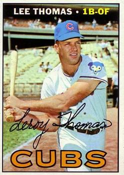 1967 Topps #458 Lee Thomas Front