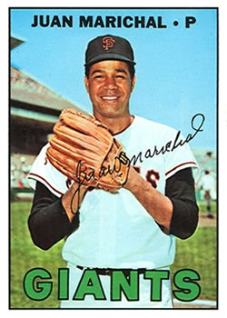 1967 Topps #500 Juan Marichal Front