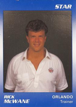 1990 Star Orlando Sun Rays #27 Rick McWane Front